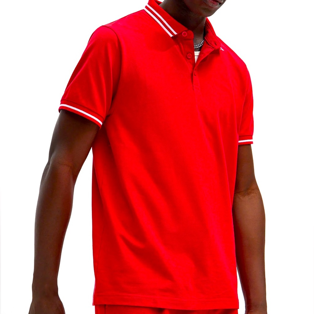 Wilson Short Sleeve Polo - Red
